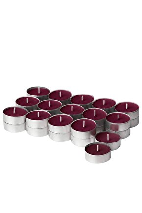 Störtskön Kırmızı 3.5 Saat Yabani Meyveler Kokulu Tealight Mum