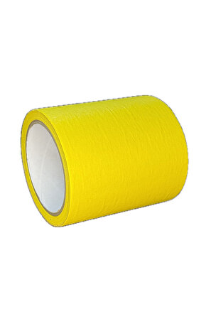 Maskeleme Kağıt Bant Geniş taban bandı Özel kesim 100mmx20mt SARI
