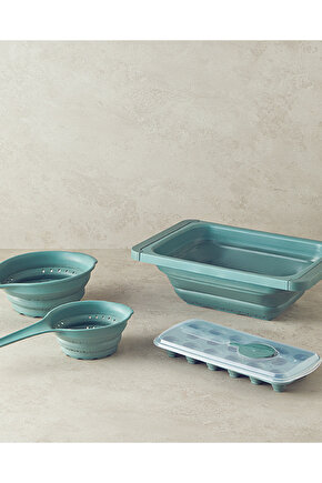 Mixed Shapes Plastik Mutfak Gereci Yeşil