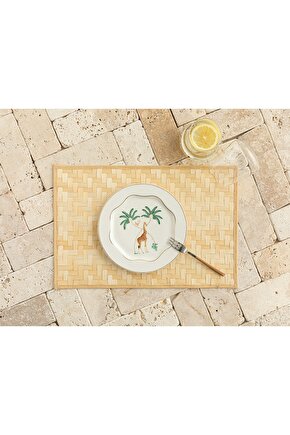 Alami Bambu Amerikan Servis 45x30 Cm Naturel