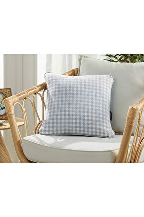 Odesa Dokuma Kırlent Kılıfı 42x42 Cm Bebe Mavi