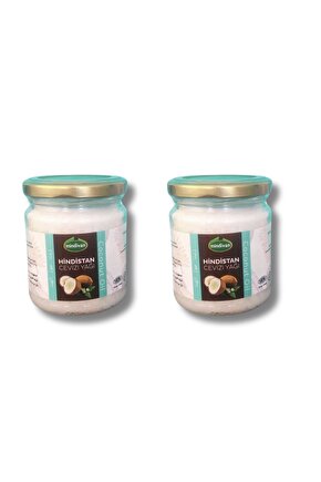 Hindistan Cevizi Yağı 160gr - %100 Soğuk sıkım x 2li Avantaj Paket