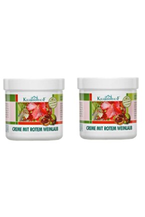 Kırmızı Asma Yaprağı Ve At Kestanesi Ekstreli Bacak Kremi 250 Ml X 2