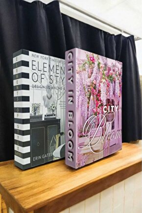 Dekoratif Kitap Görünümlü Kutu 2li Set Decorative Book Looking Box