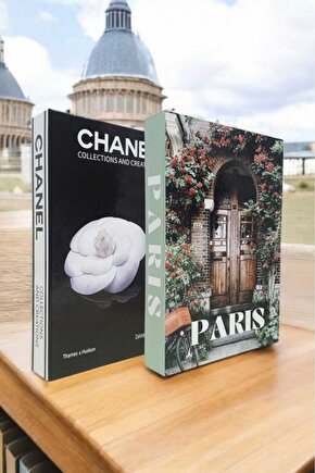 Dekoratif Kitap Görünümlü Kutu 2li Set Decorative Book Looking Box