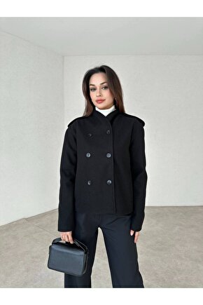 Kadın Kaşe Kısa Ceket