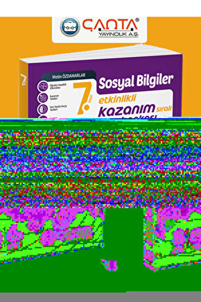 Çanta 7. Sınıf Sosyal Bilgiler Soru Bankası  Metin Özdamarlar  Çanta Yayınları  9786257021272