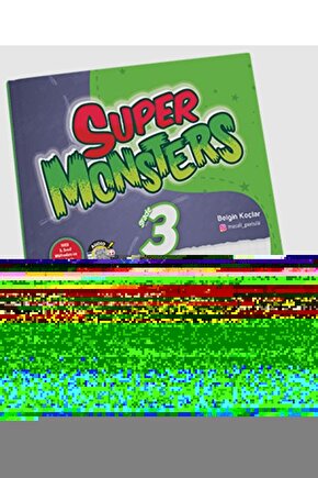 Super Monsters Grade 3 - Test Book  Belgin Koçlar  YDS Publishing  9786257866842
