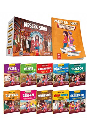Meslek Sırrı Hikaye Serisi (10 Kitap)  Çayan Özvaran  Model Eğitim Yayıncılık  9786257346320