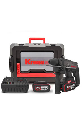 KU390.4 20Volt 4.0Ah. 2.0J Li-ion Çift Akülü Şarjlı Kömürsüz Profesyonel SDS-Plus Pnömatik Kır