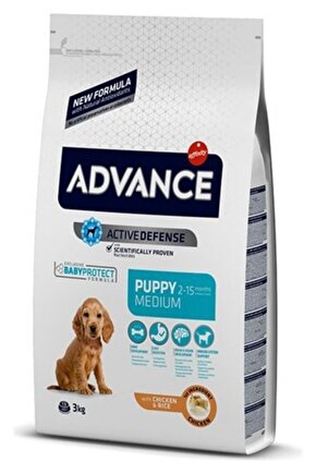 Puppy Medium Tavuklu Orta Irk Yavru Köpek Maması 3 Kg