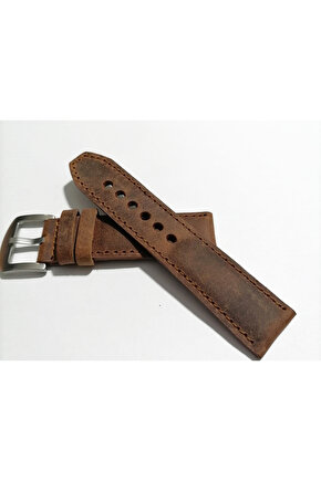 &Her Saate Uyumlu Hakiki Grizi Deri Saat Kordonu 20  mm  (33)