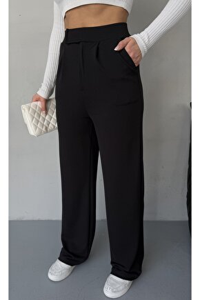 Ispanyol Paça Fitilli Yüksek Bel Toparlayıcı Pantolon