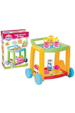 Candy & Ken Çay Servis Arabası - Mutfak Setleri - Ev Oyuncak Setleri