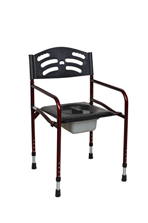 Ayaklı Klozet WC Yükseltici Seyyar Katlanabilir Hasta Yaşlı Engelli Tuvalet Banyo Sandalyesi