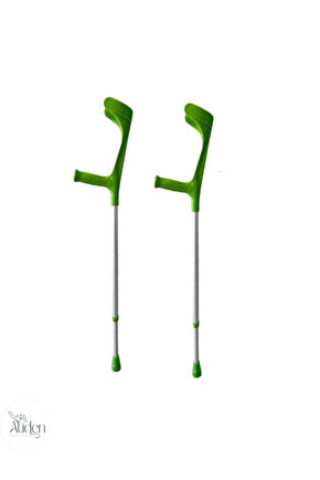 Değnek Kanedyen Koltuk Değneği YEŞİL ÇİFT