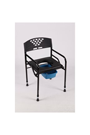 Deri Döşemeli Hasta Klozeti Kapaklı Sandalye Tipi