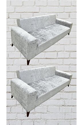 33 Parlak Kadife Giydirme Koltuk Örtüsü(GÜMÜŞGRİ)