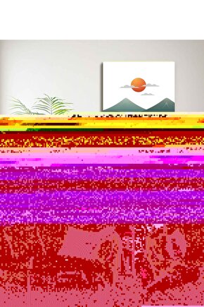 Matisse - Sanat - Soyut - Doğa - Yaşam ( Tekli Çerçevesiz ) Poster - Afiş - Tablo MKKM1949