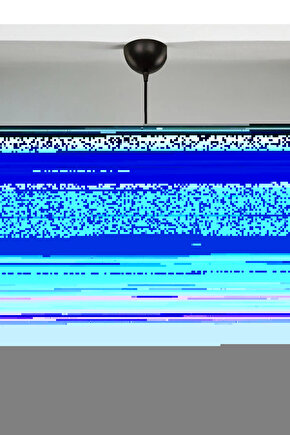 Modern Metal Sarkıt, Salon, Hol, Mutfak Avizesi, Beyaz Renk Metal Avize, 36 Cm Çapında Metal Avize