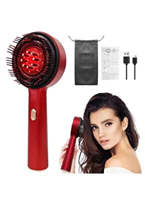 ŞARJLI MASAJ TARAĞI KAFA DERİSİ SAÇ BAKIM VE MASAJ TARAĞI BAKIM YAĞI HAZNELİ