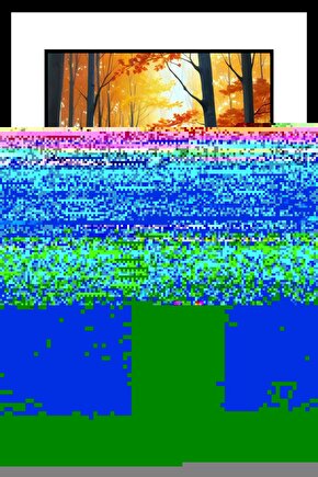 Ağaçlı Yol Digital Art ( ÇERÇEVESİZ - ÇERÇEVE YOKTUR ) ( ULTRA HD ) FOLYO AFİŞ - POSTER