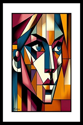 Yalnız Kadın Digital Art ( ÇERÇEVESİZ - ÇERÇEVE YOKTUR ) ( ULTRA HD ) FOLYO AFİŞ - POSTER