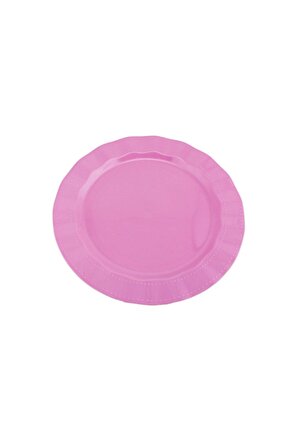 14 SÜS Plastik Lüks Tabak 26 Cm - 6lı PEMBE