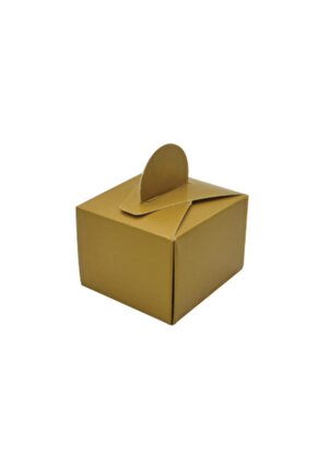 Mini Lokum,şeker Kutusu Gold (50 Adet)