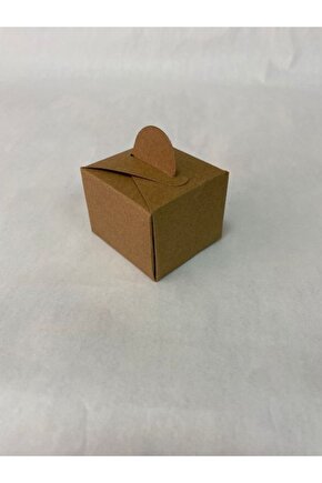 Erler Amb. Kraft Karton Küp Lokum Kutusu 50 Adet