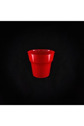 Kristal Renkli Bardak Kırmızı 10lu