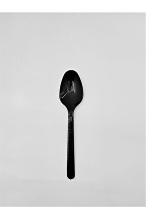 Siyah Plastik Kaşık 100lü