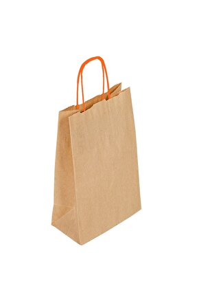 Burgu Saplı Karton Çanta 25 Adet 29x15x29