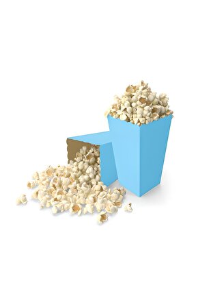 Mini Party Store Mısır Kutusu Mavi 8 Li