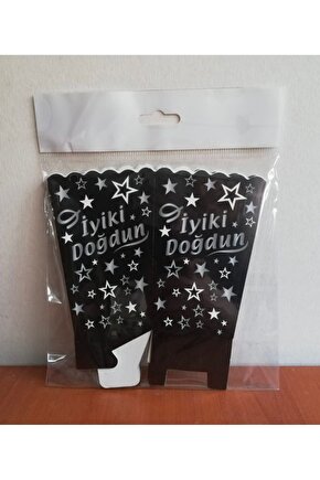 Pop Corn Mısır Kutusu 8li Altın