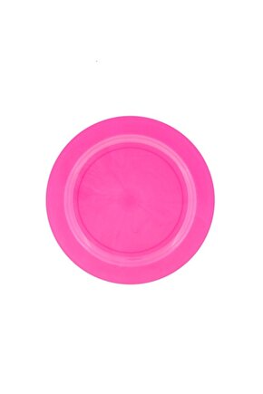 Mika Lüks Sert Plastik Tabak 19 cm Pembe 10 Adet