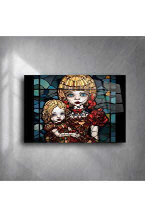 Cam Duvar Sanatı Kız Kardeşler Paneli