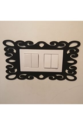Desenli Ikili Prizlik Duvar Süsü 3mm Mdf