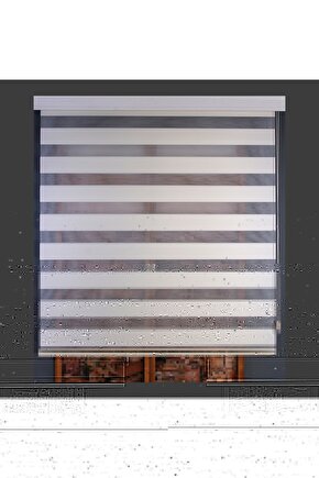 Micro Plise Krem Zebra Perde