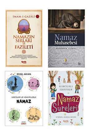 Namaz Seti Namazın Sırları-namaz Muhasebesi-hadisler Ve Hikayelerle Namaz-namaz Sureleri 4lü Set