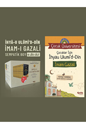 İhyâ-u Ulûmid-Dîn - Sempatik Boy 8 Cilt - Çocuklar için İhyau Ulumiddin 2li SET
