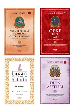 Öfke Ve Kin - Nefs Terbiyesi - Dilin Afetleri - Insan Ne Yaptığına Şahittir 4lü Set