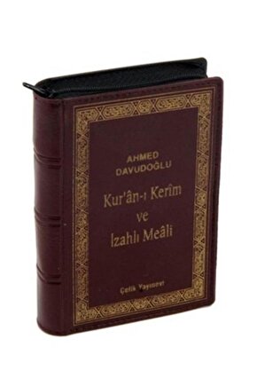 Kur’an ı Kerim ve İzahlı Meali (Cep Boy, Kılıflı)  Çelik Yayınevi  Ahmed