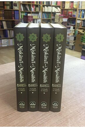 Mişkatul Mesabih, El-hatibut Tirmizi, 4 Cilt, Ocak Yay