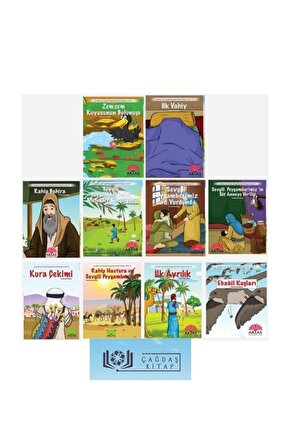 Peygamberimizin Hayatı Mekke Serisi Seti Çocuklar Için 10 Kitap Takım Cuma Karakoç