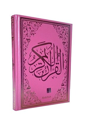 Orta Boy (17*24 EBAT) Arapça Kuran I Kerim Pembe Renk...