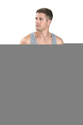 Erkek Askılı Atlet Gri 6lı