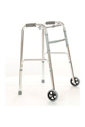 İthal Alüminyum Hareketli Tekerlekli Walker Hasta Yaşlı Yürüteci