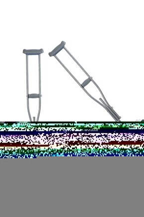 1 Yassı Profil Aliminyum Koltuk Değneği Uzunluk Ayarlı Alüminyum