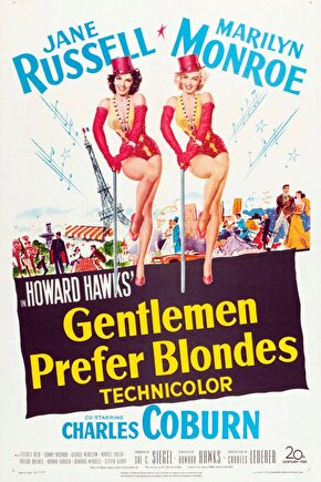Gentlemen Prefer Blondes (1953) 002 AFİŞ - POSTER